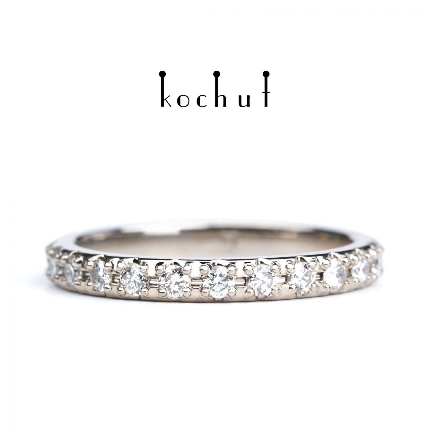 Meine Umlaufbahn — Ring aus Palladium Wießgold mit Diamanten