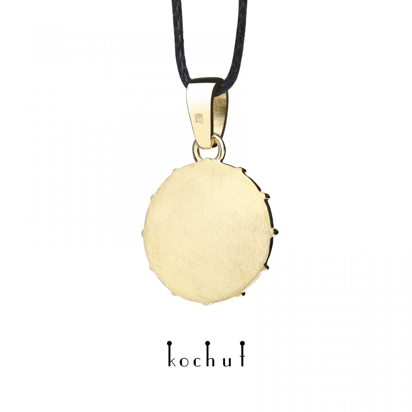 Sun and Moon — Anhänger aus Gelbgold und Silber