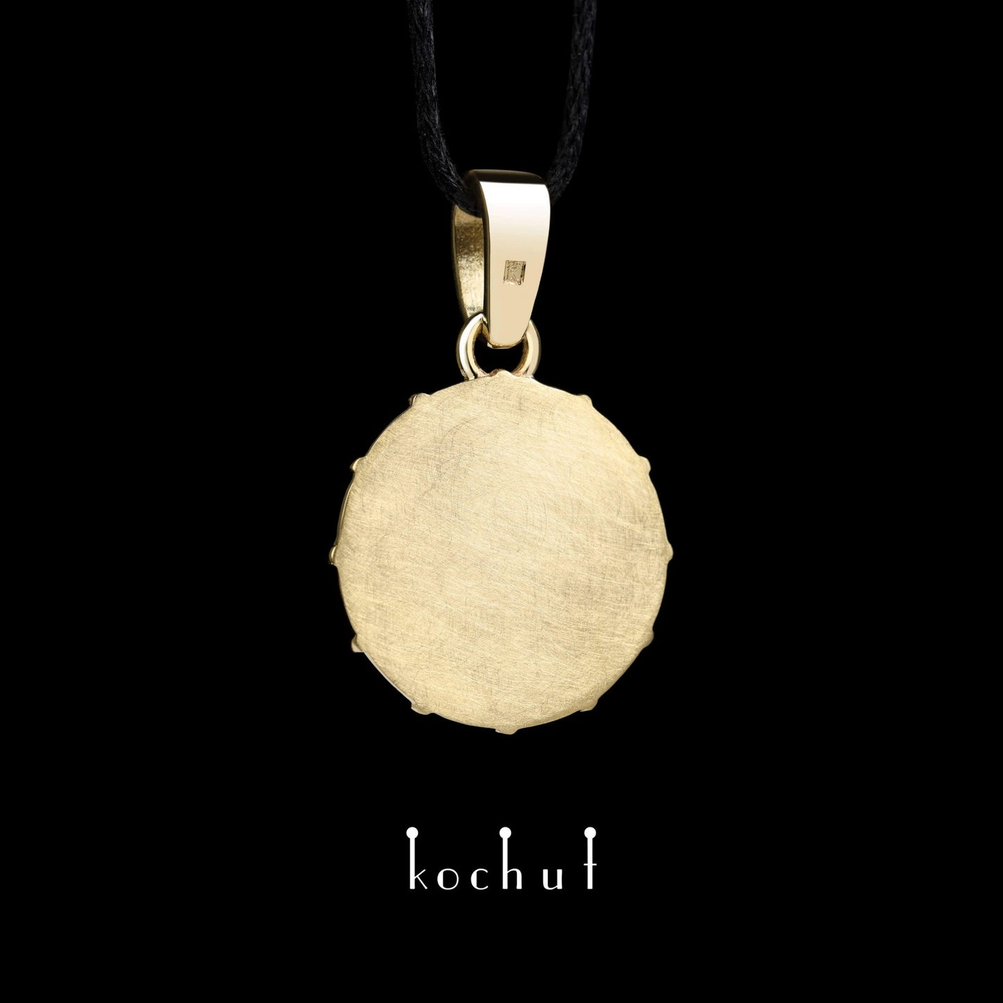 Sun and Moon — Anhänger aus Gelbgold und Silber