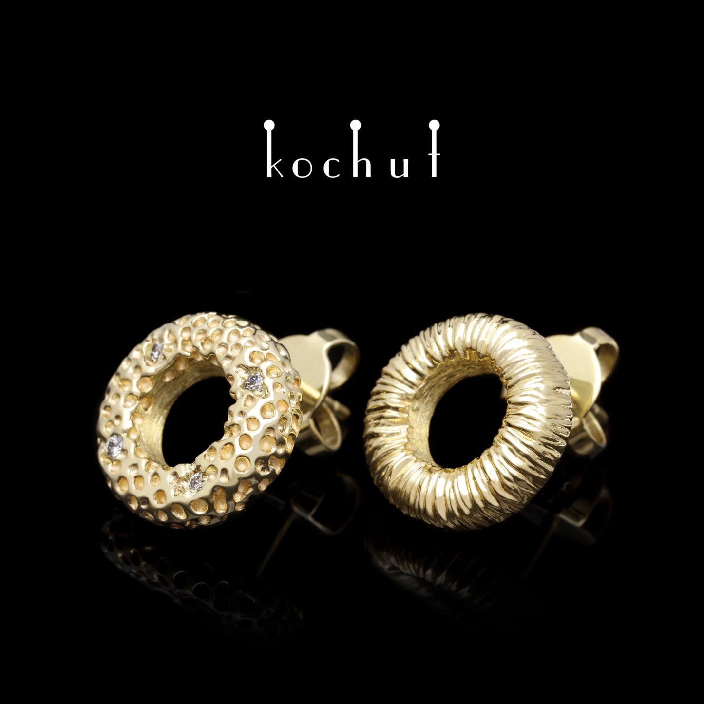 Fata Morgana - Schmuckset aus Gelbgold mit Diamanten
