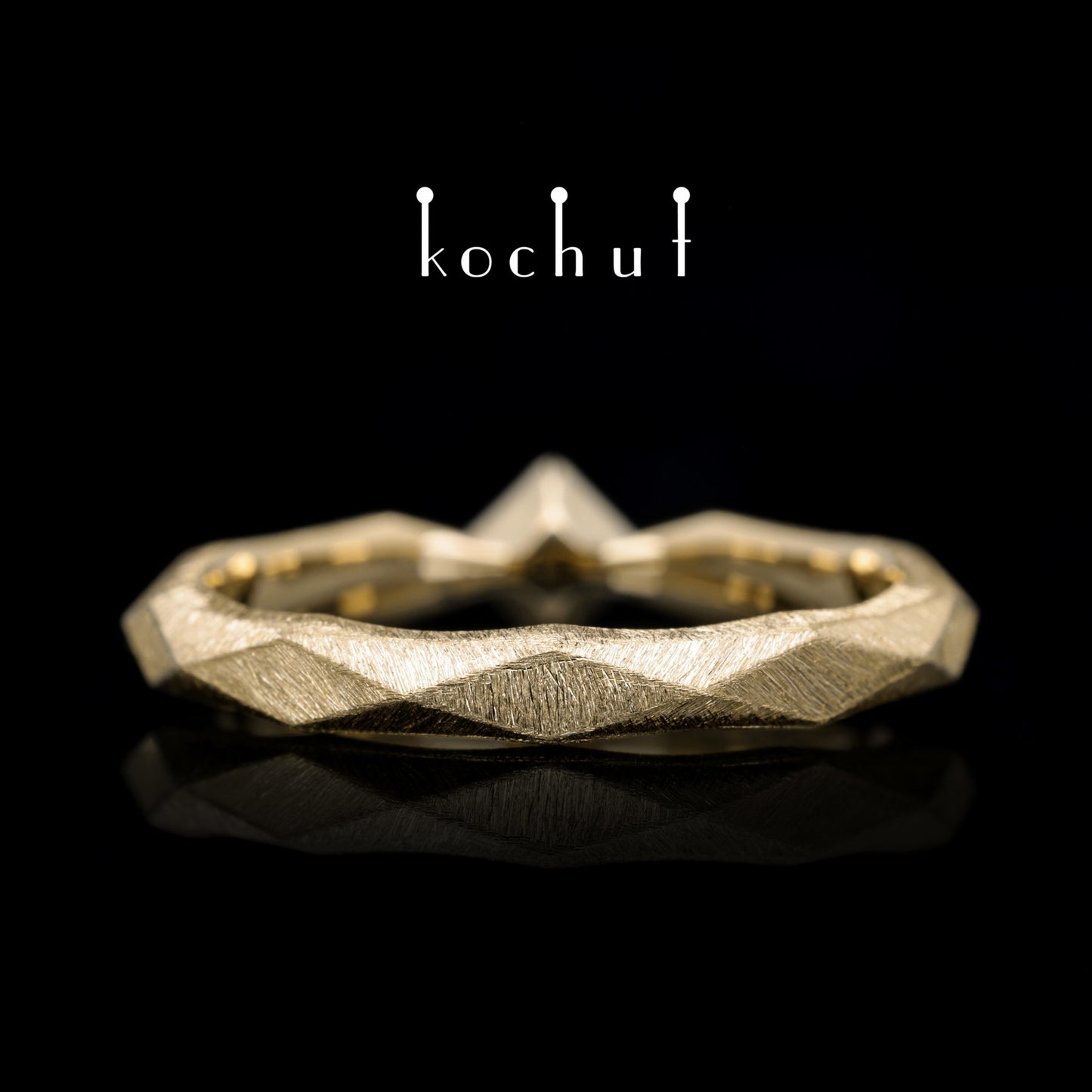 Meine Königin - Verlobungsring aus Gelbgold mit Diamant (0,13 ct)