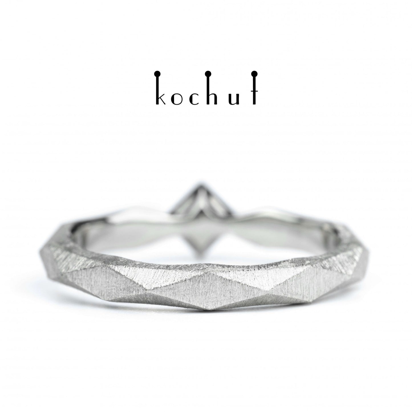 Meine Königin - Verlobungsring aus Platin mit Diamant (0,13 ct)