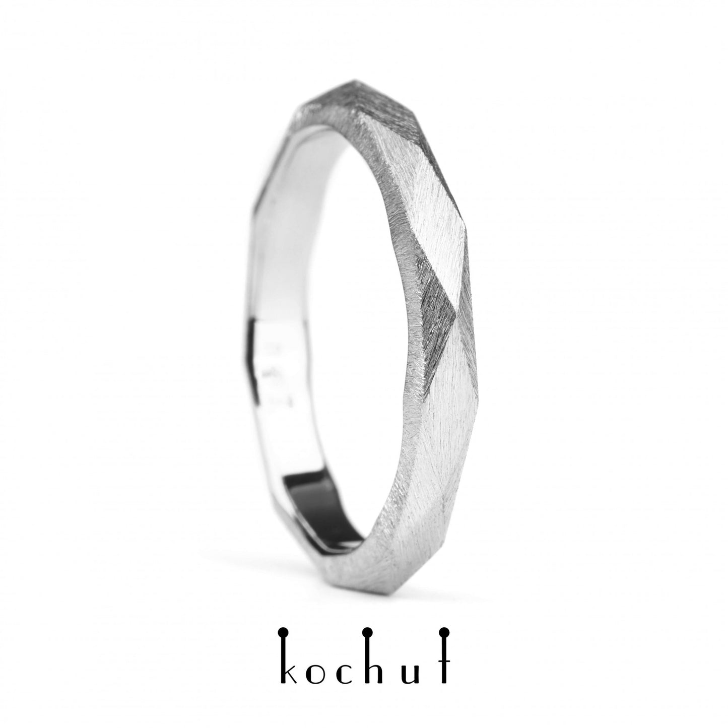 König und Königin – Ehering aus Platin (3 mm)
