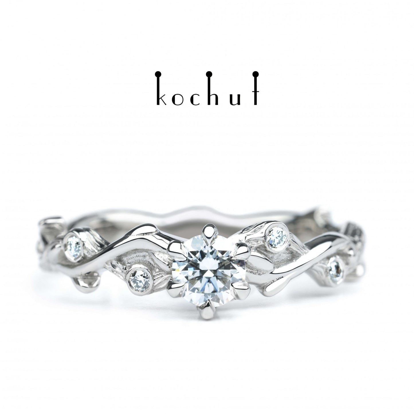 Sommersprosse – Platinring mit Diamanten (0.25 ct)