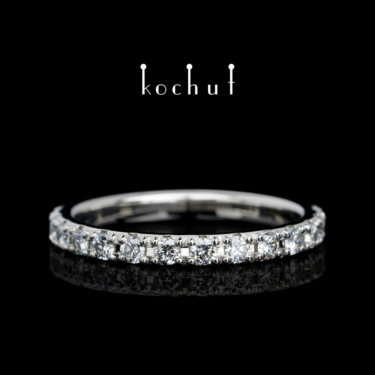 Meine Umlaufbahn — Ring aus Platin mit Diamanten