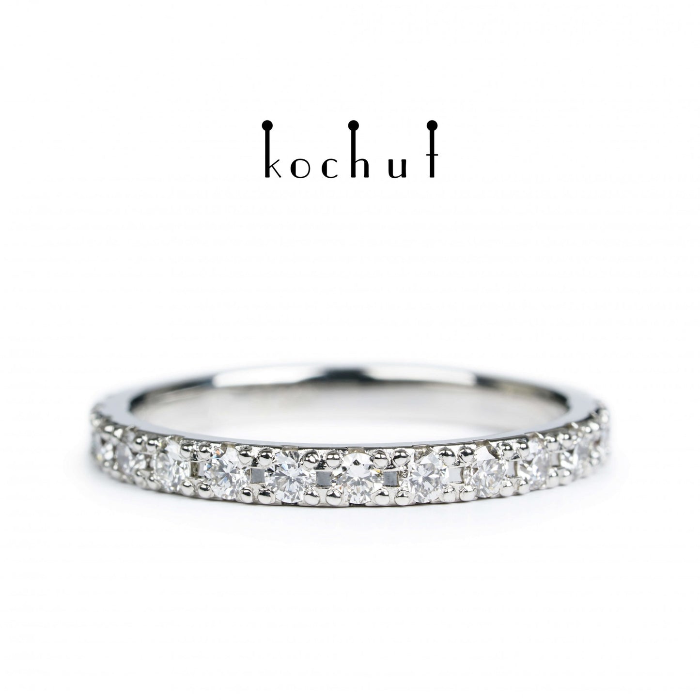 Meine Umlaufbahn — Ring aus Platin mit Diamanten