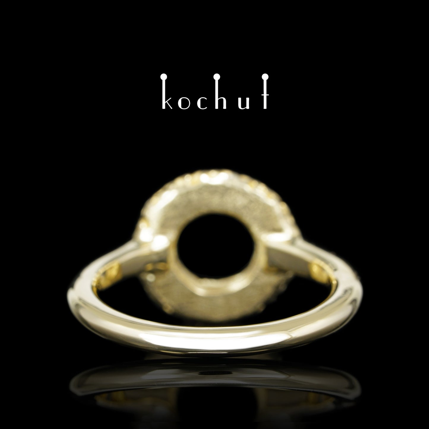 Fata Morgana - Ring aus Gelbgold mit Diamanten