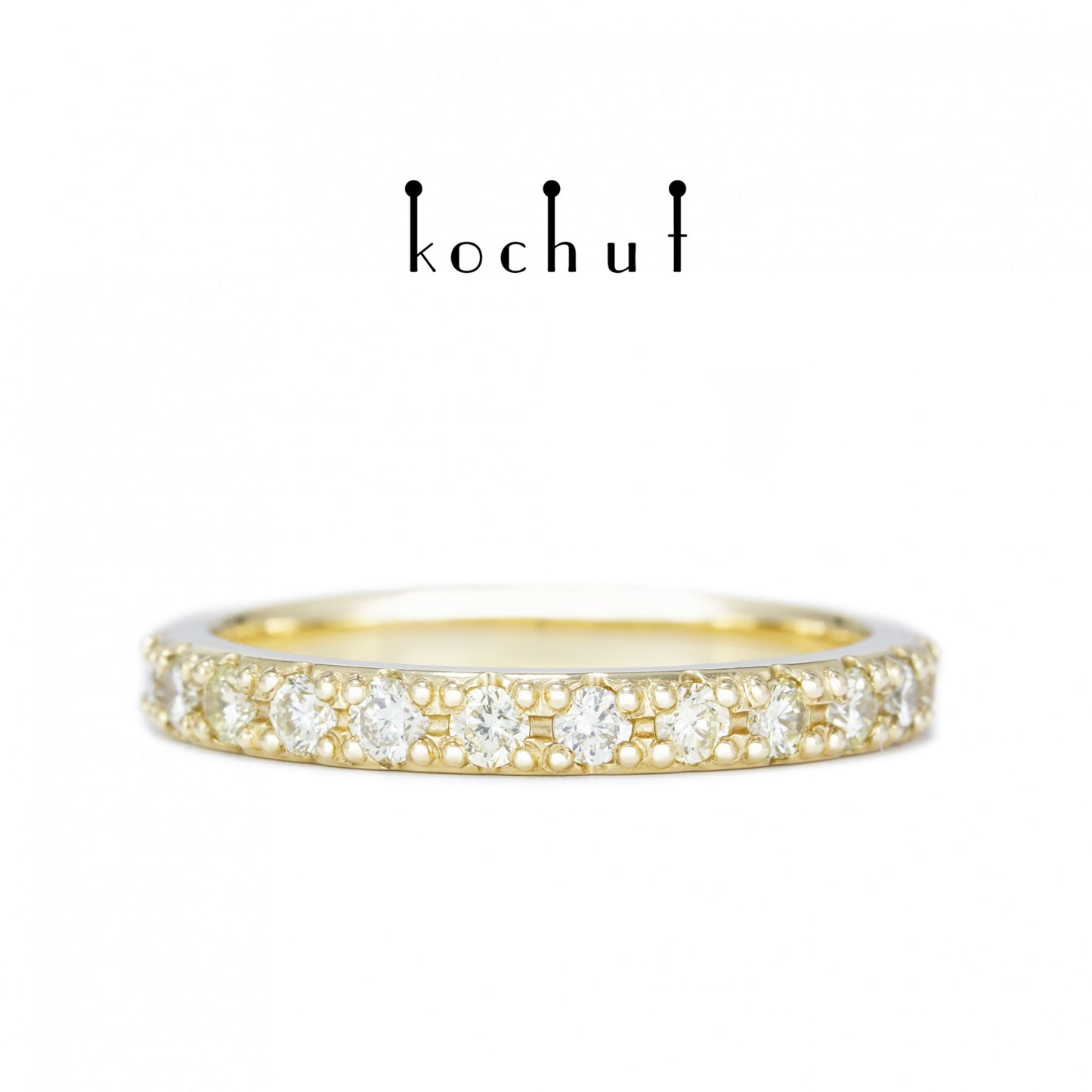 Meine Umlaufbahn — Ring aus Gelbgold mit gelbe Diamanten