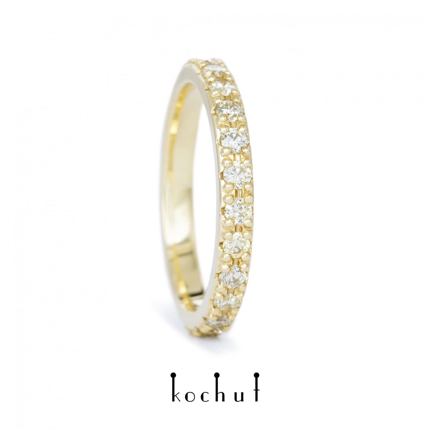 Meine Umlaufbahn — Ring aus Gelbgold mit gelbe Diamanten