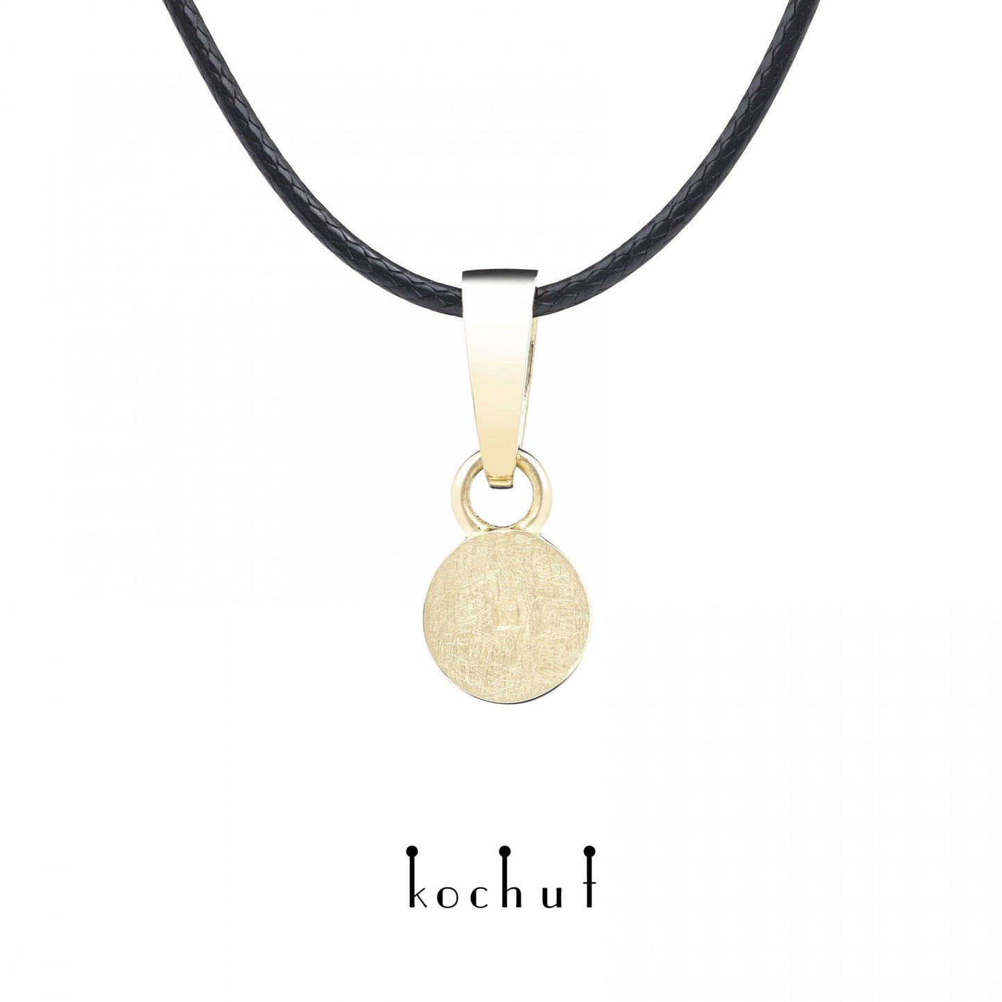 Jupiter — Anhänger aus Gelbgold mit Mondstein