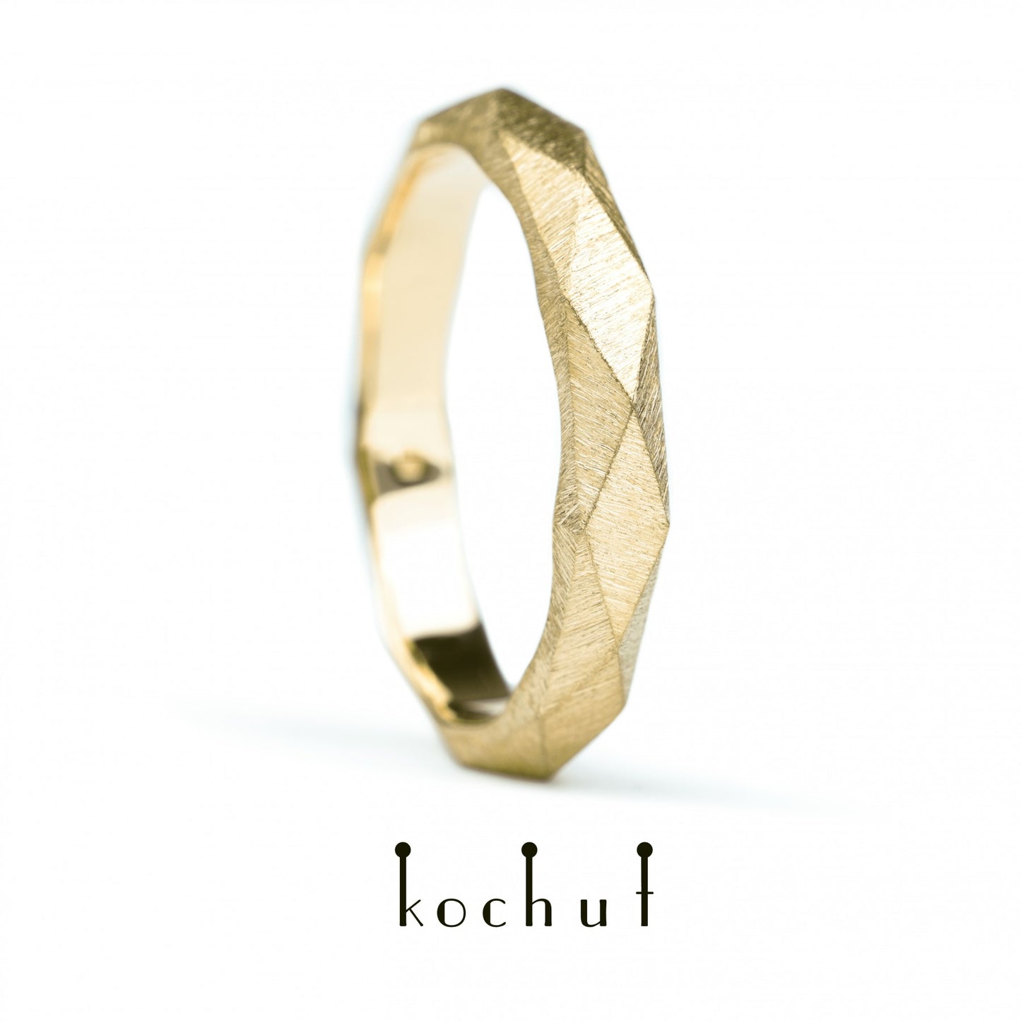 König und Königin – Ehering aus Gelbgold (4 mm)