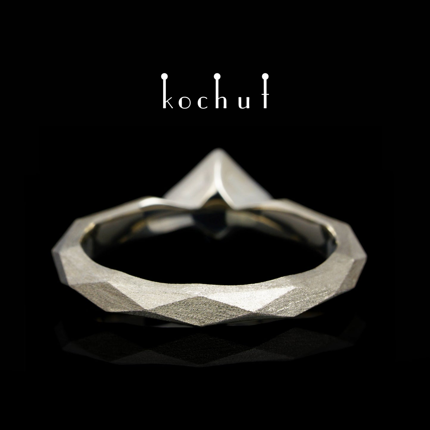 Meine Königin - Verlobungsring aus Weißgold mit Diamant(0.35 ct)