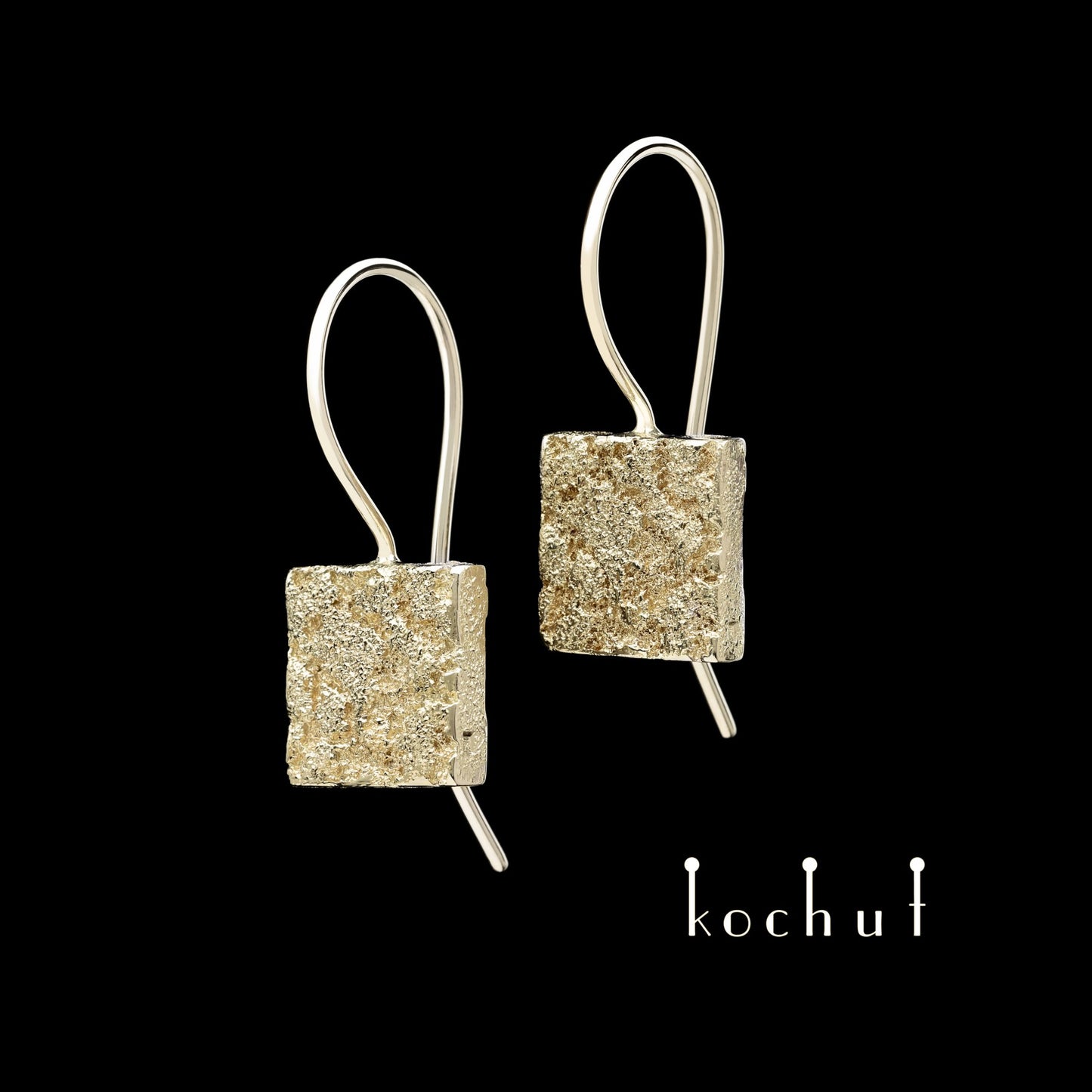 Leib und Seele - Ohrringe aus Weiß- und Gelbgold