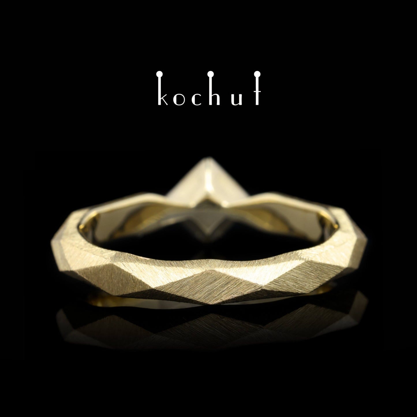 Meine Königin - Verlobungsring aus Gelbgold mit Diamant (0.25 ct)