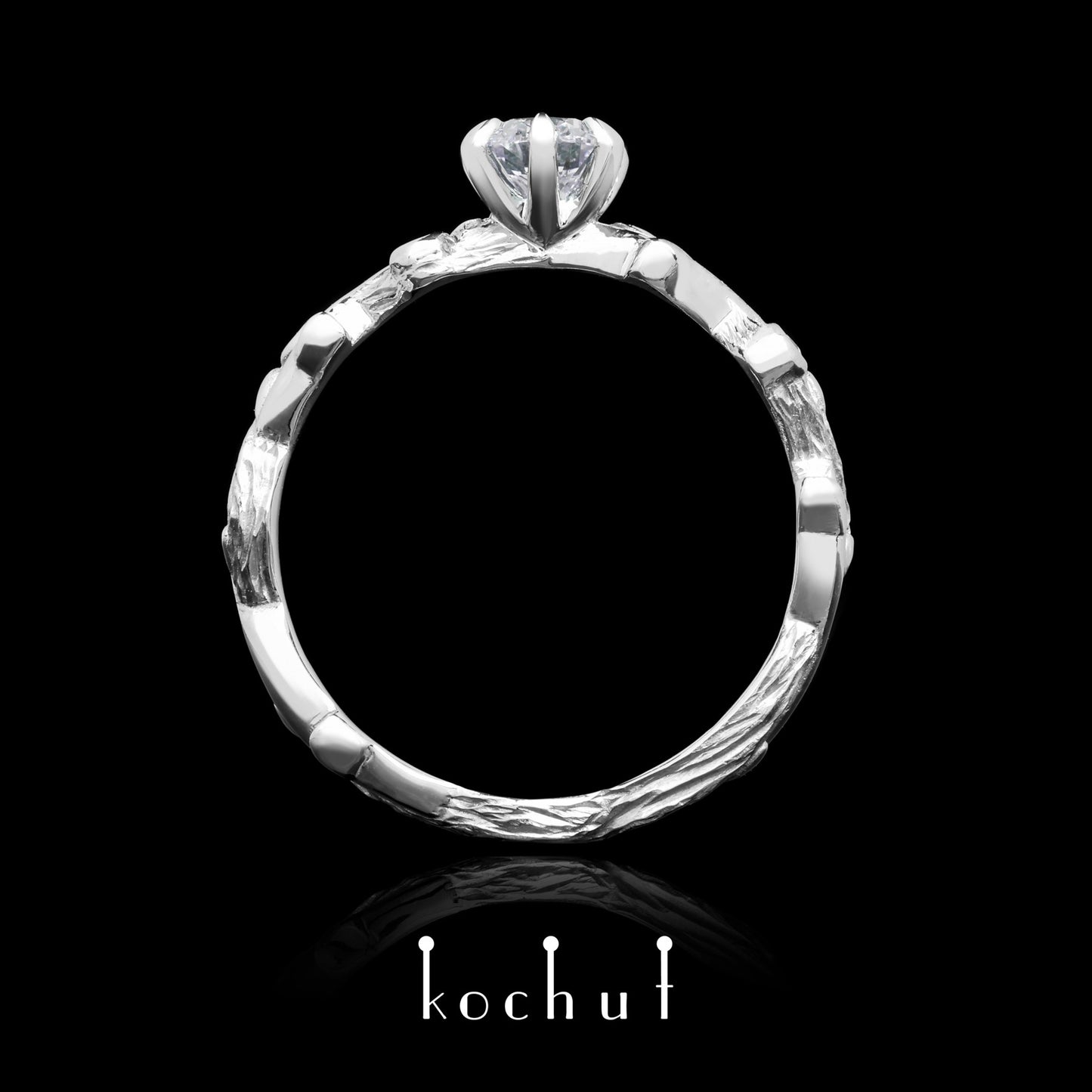 Sommersprosse – Platinring mit Diamanten (0.5 ct)