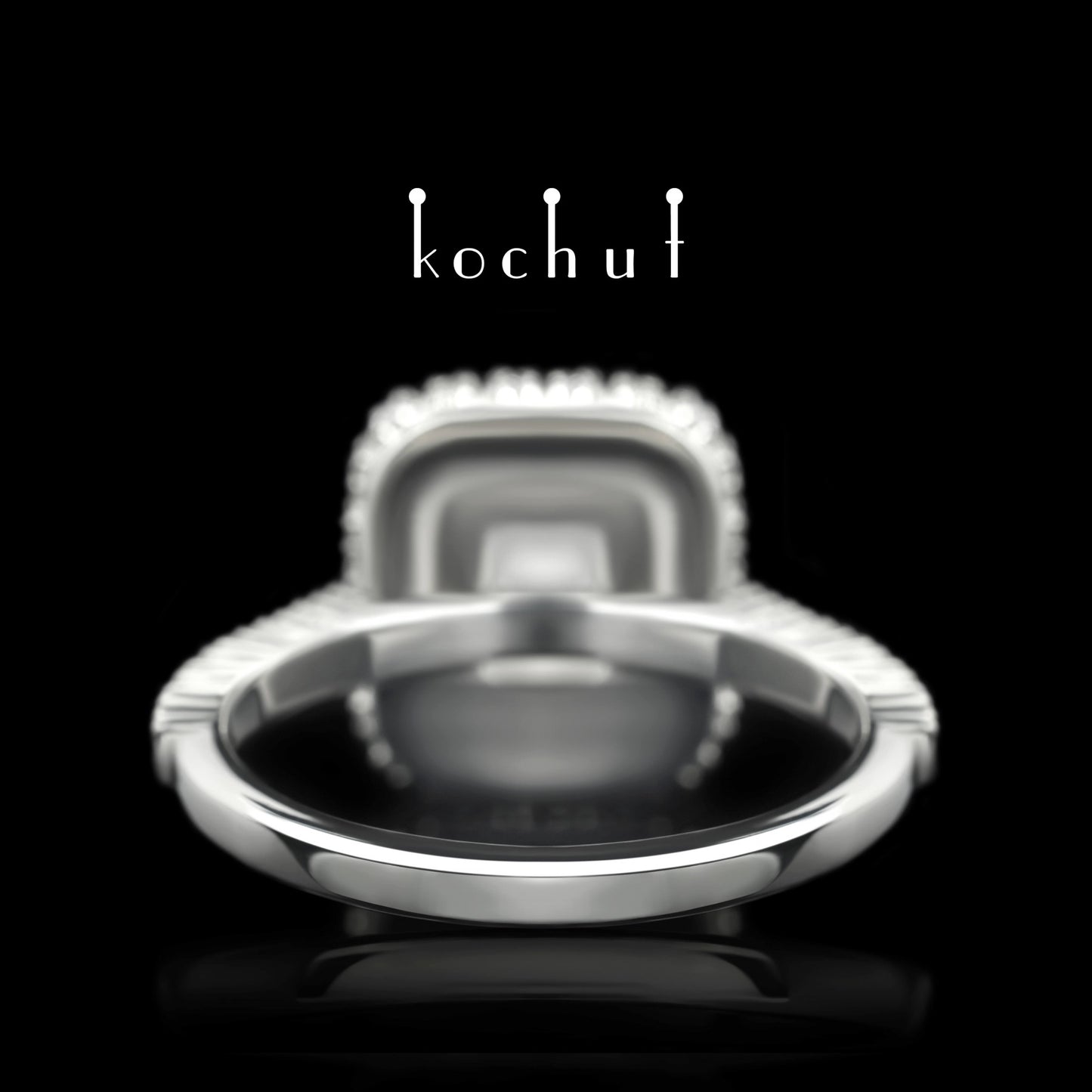 Greatness — Verlobungsring aus Platin mit Diamanten