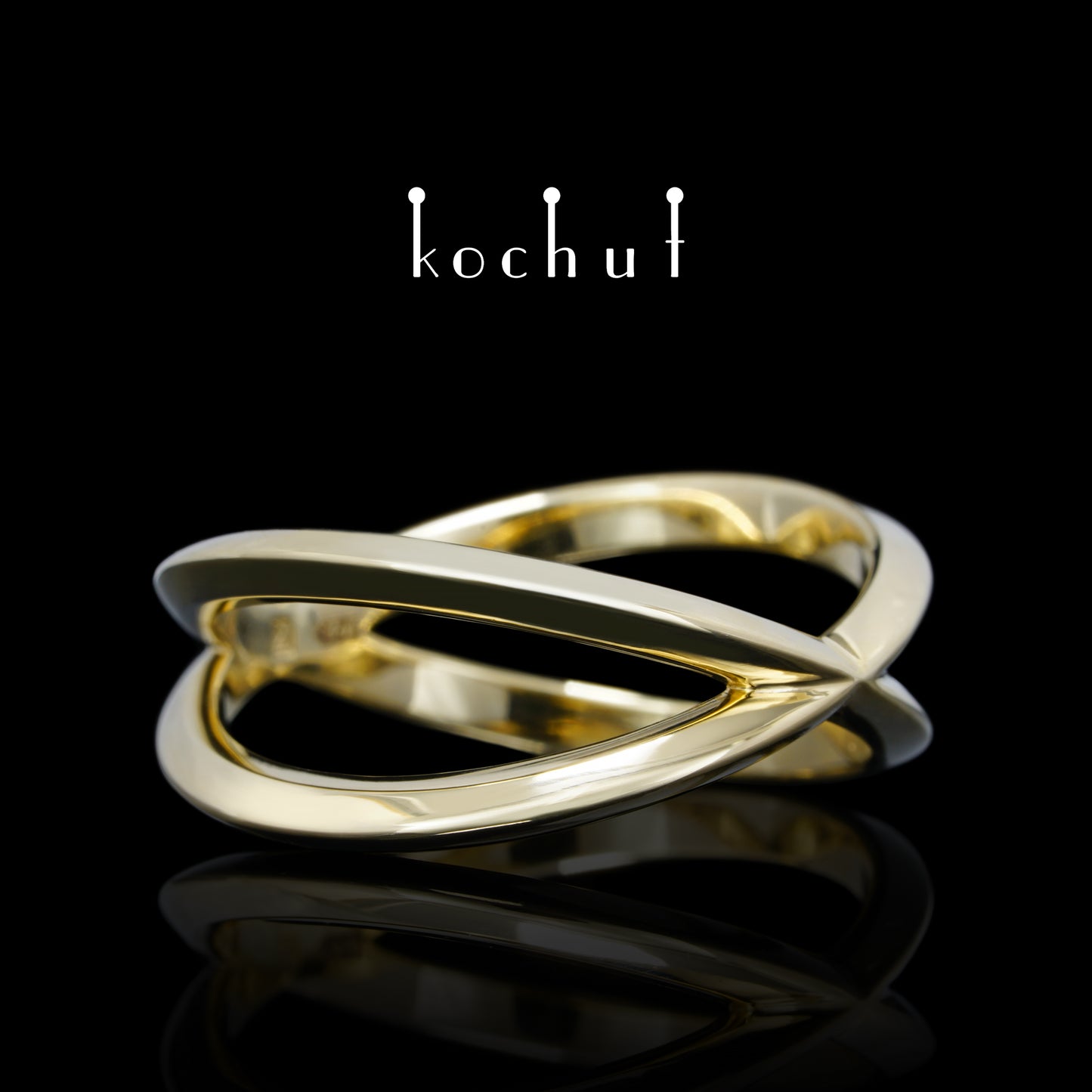 Der Kontaktpunkt — Ring aus Gelbgold