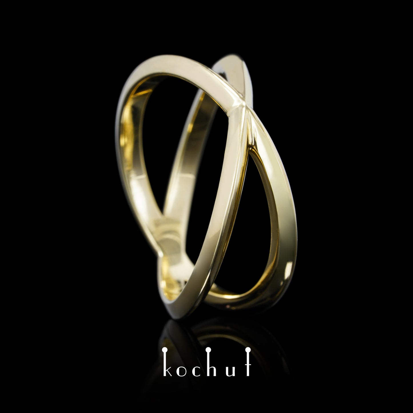 Der Kontaktpunkt — Ring aus Gelbgold