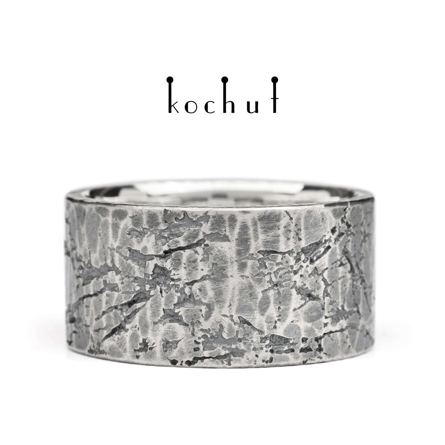Fortune — Ring aus oxidiertem Silber
