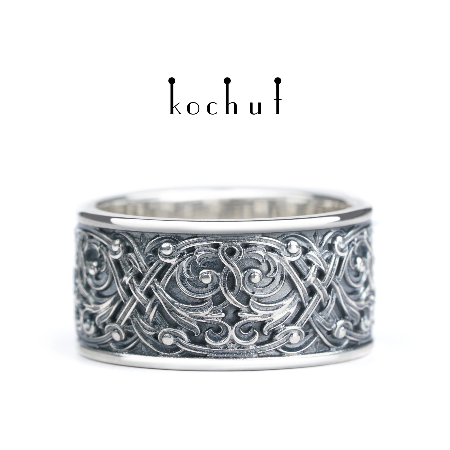 Venetian Night — Ehering aus oxidiertem Silber