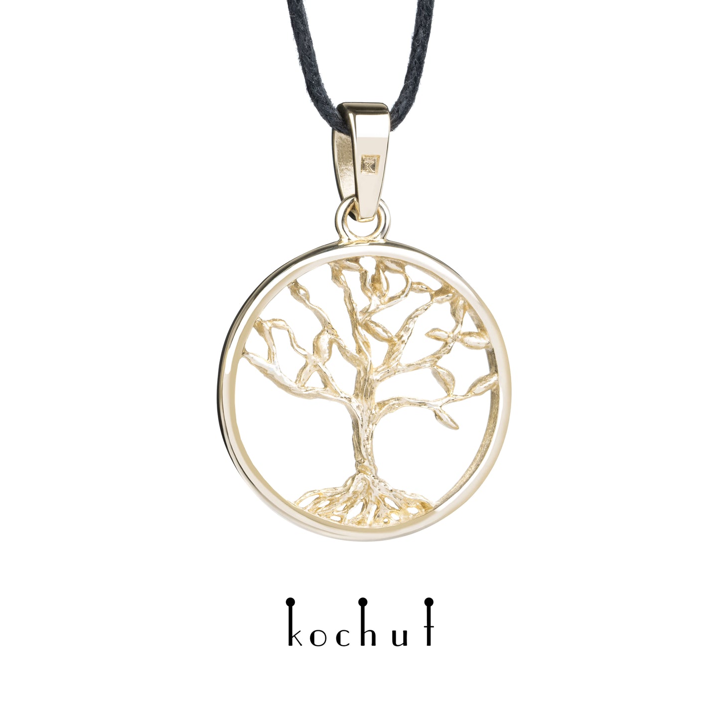 Baum des Lebens — Anhänger aus Gelbgold
