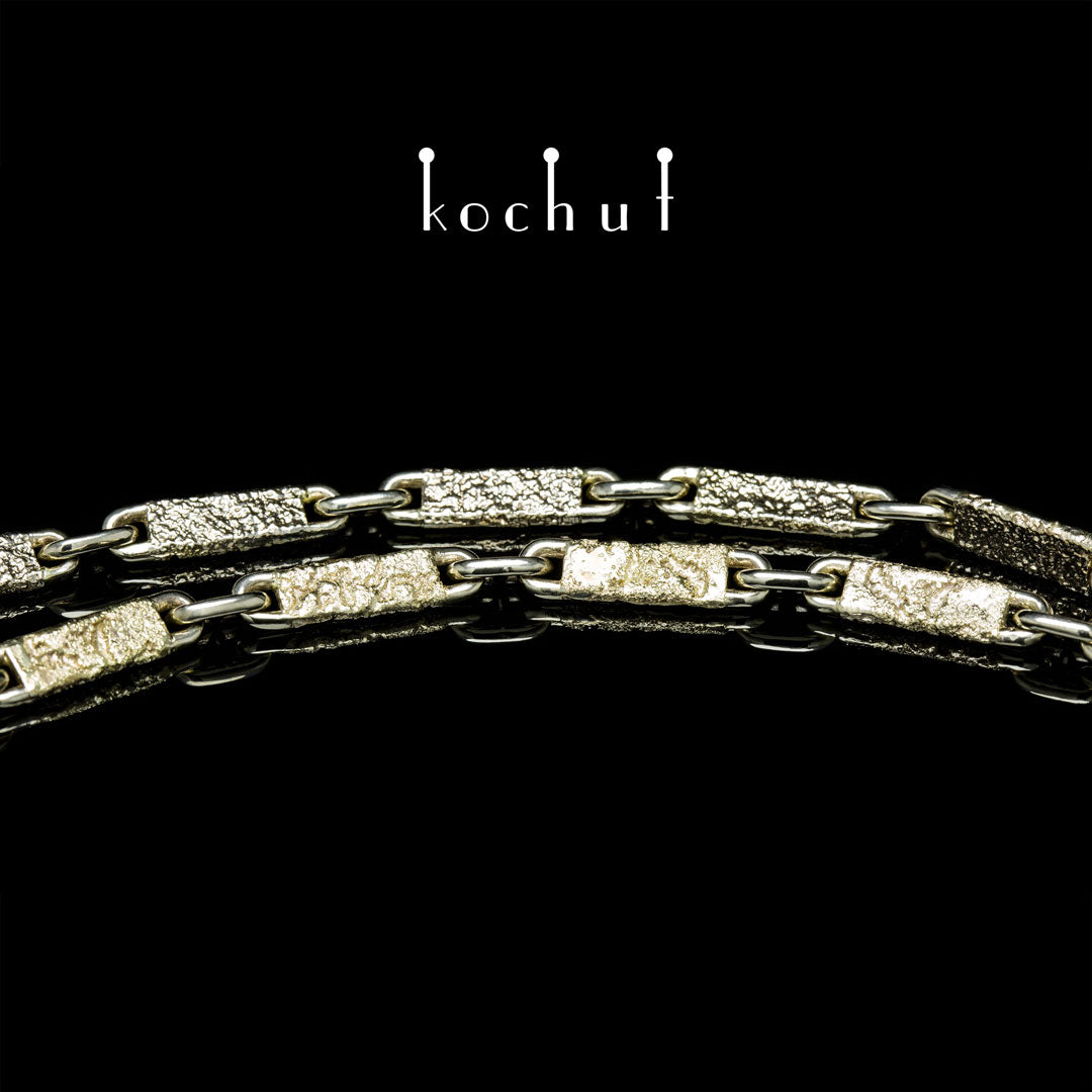 Leib und Seele – eine Kette aus Weiß- und Gelbgold