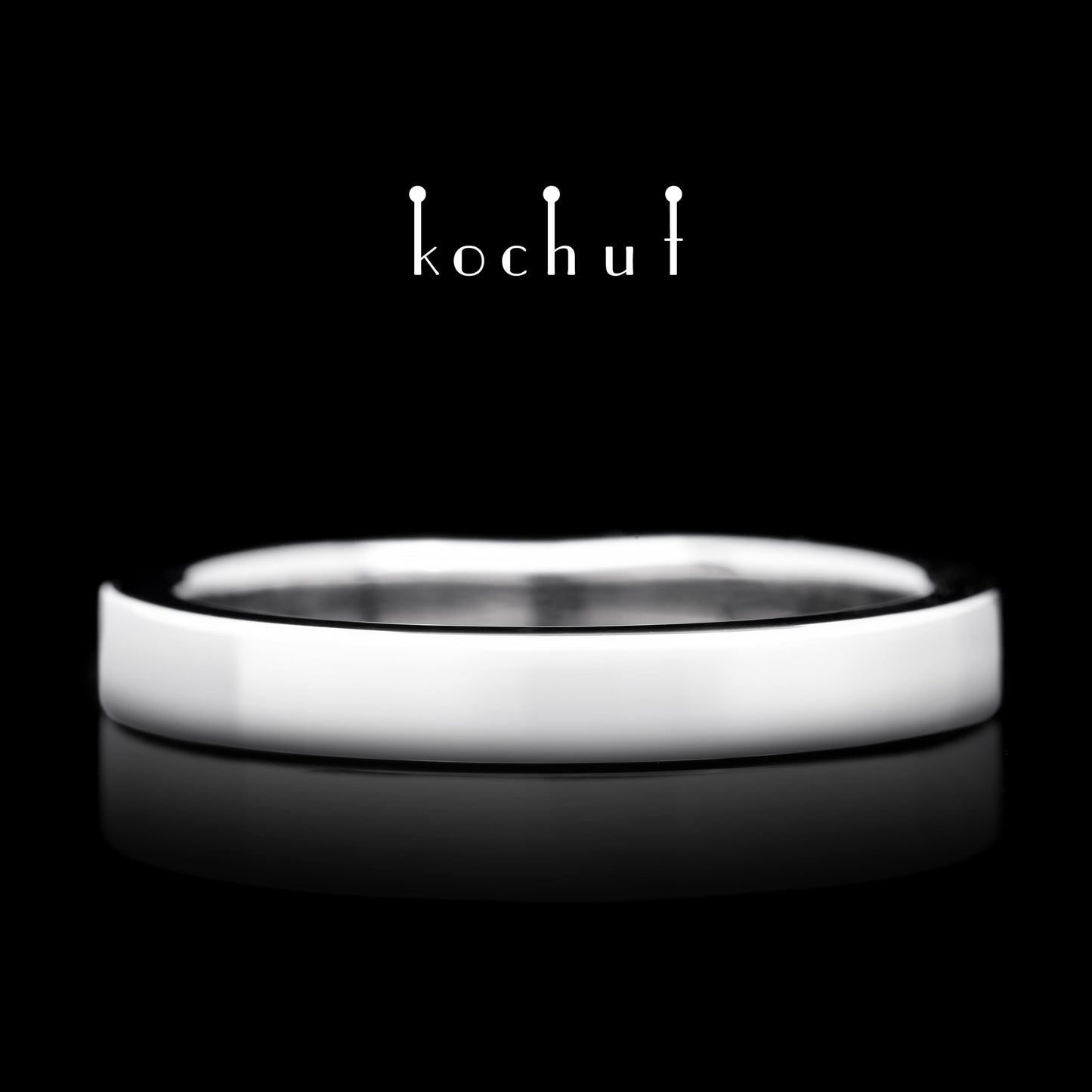 Meine Inspiration — Ring aus Weißgold mit Diamanten, beschichtet mit weißem Rhodium