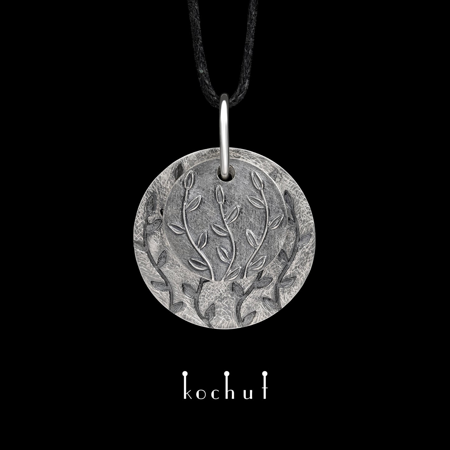 Talisman — Anhänger aus oxidiertem Silber