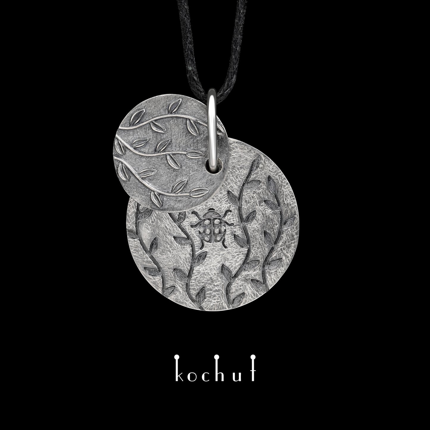 Talisman — Anhänger aus oxidiertem Silber