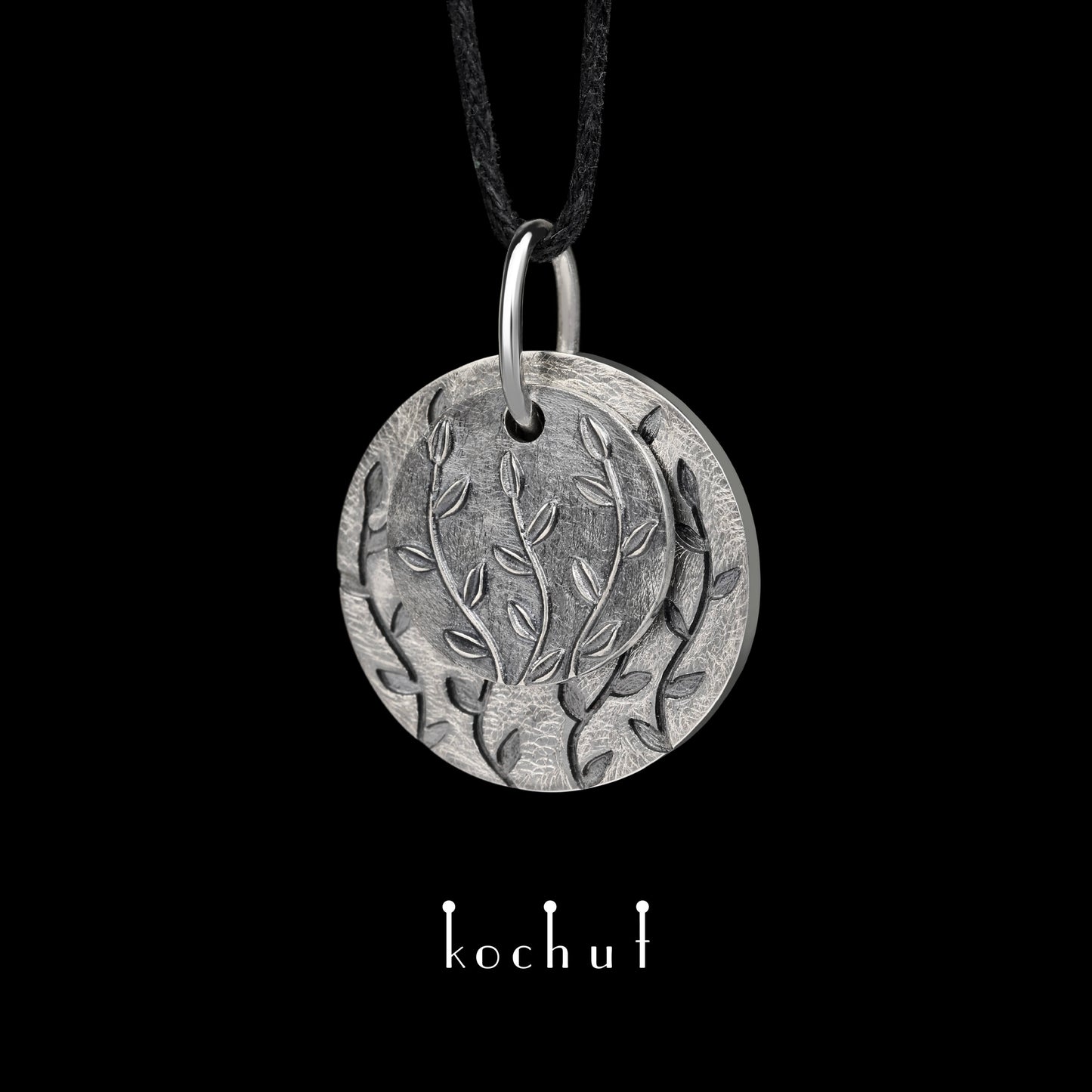 Talisman — Anhänger aus oxidiertem Silber