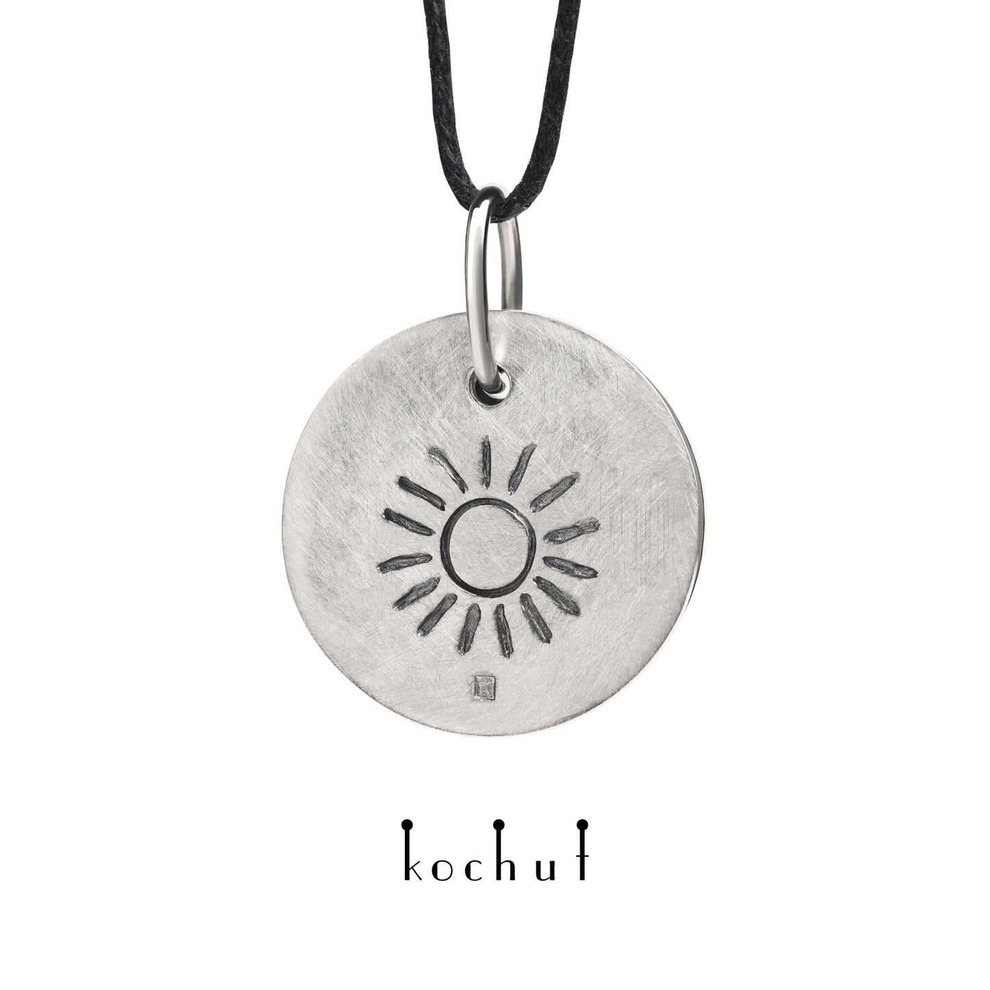 Talisman — Anhänger aus oxidiertem Silber
