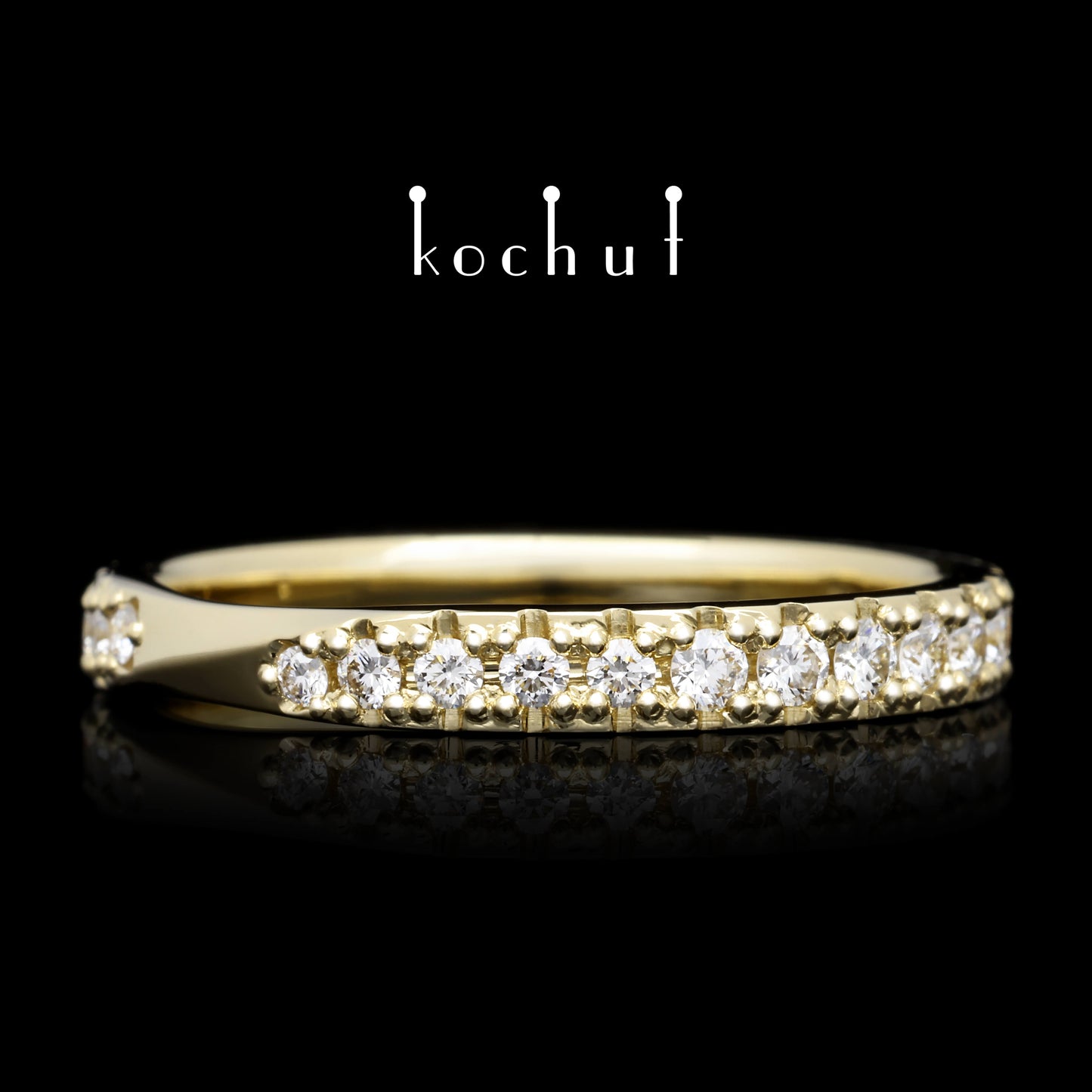 Meine Inspiration — Ring aus Gelbgold mit Diamanten