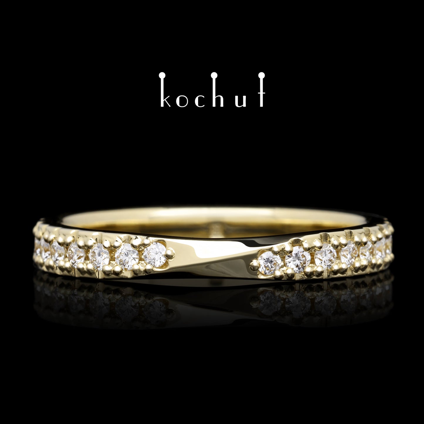 Meine Inspiration — Ring aus Gelbgold mit Diamanten