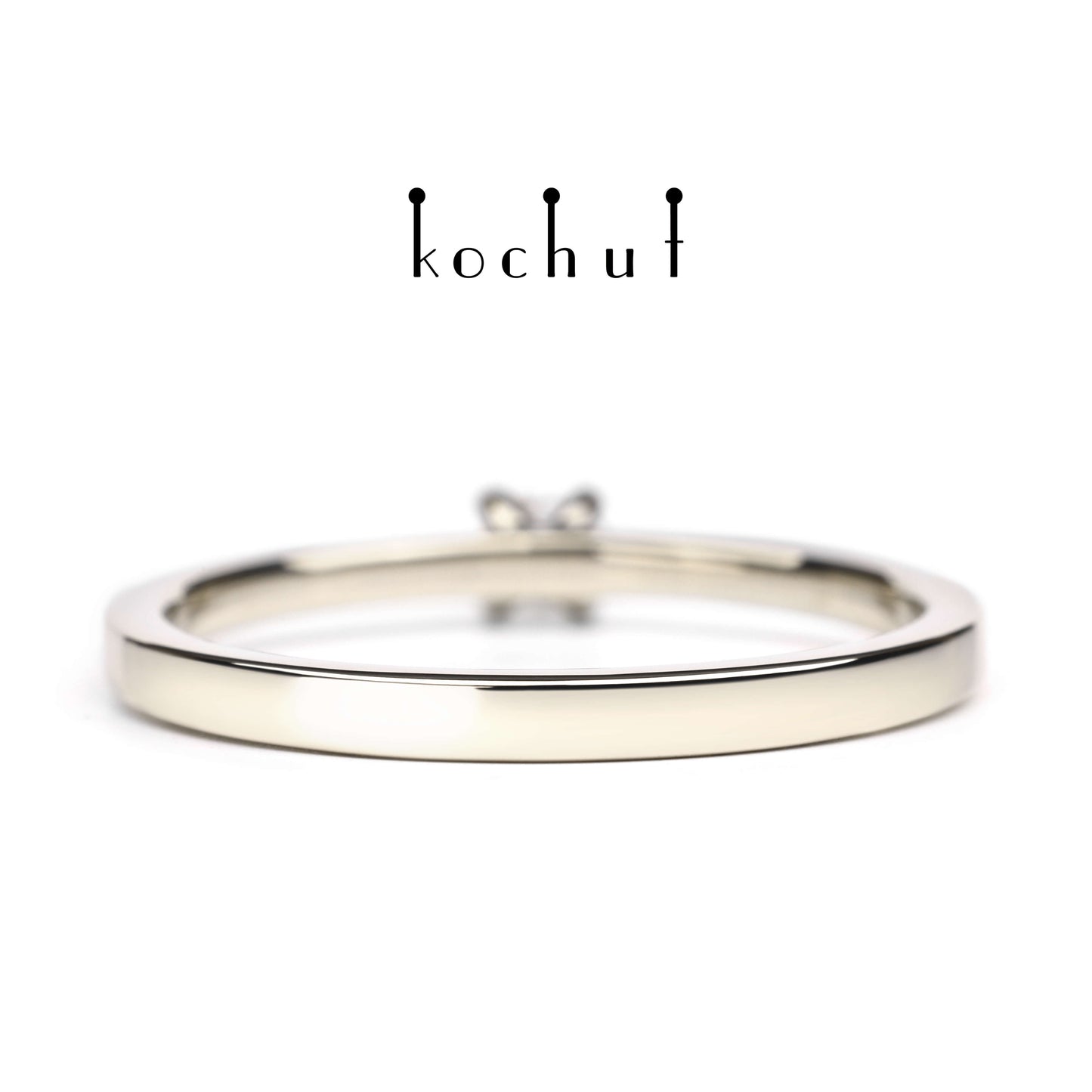 Mein Inspiration — Weißgold-Verlobungsring mit Diamant