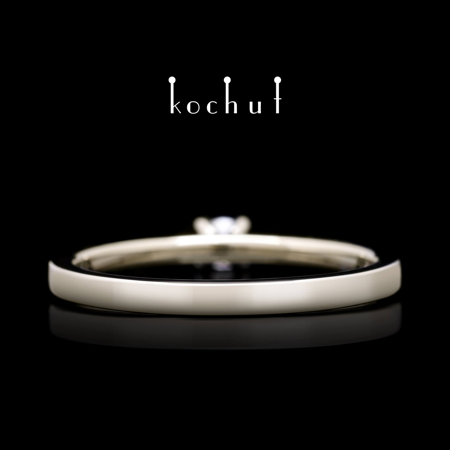 Mein Inspiration — Weißgold-Verlobungsring mit Diamant