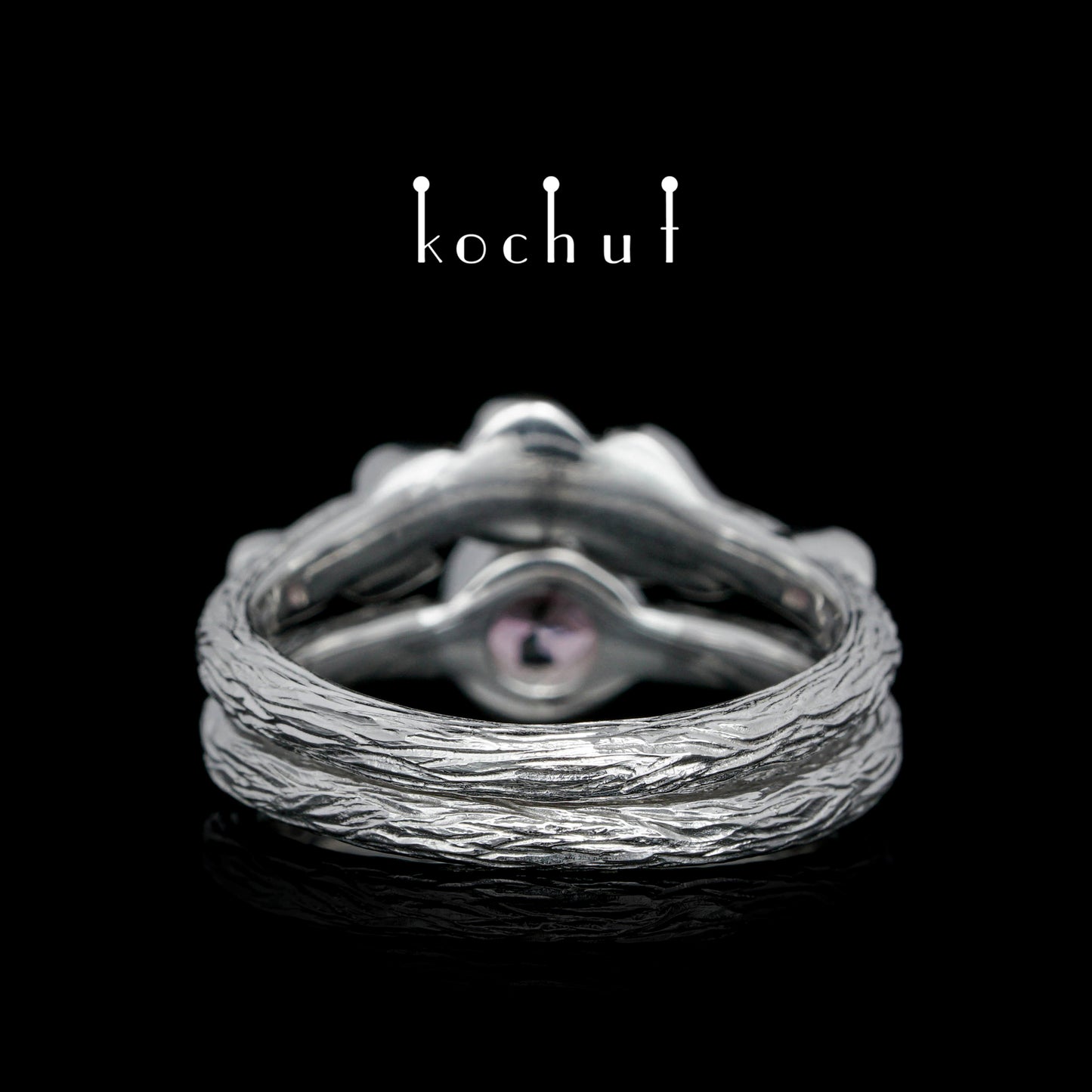 Erstes Treffen — Silber-Pinktopas-Ring