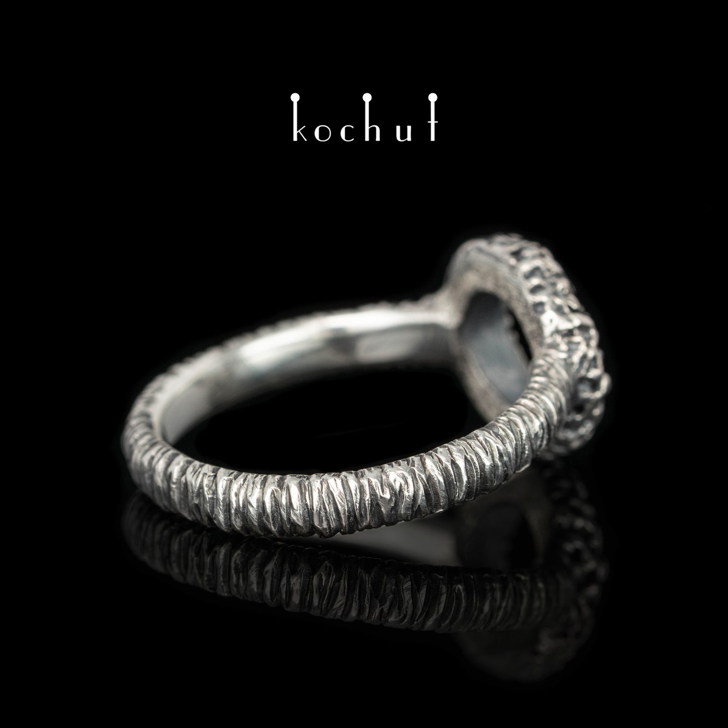 Fata Morgana — Set aus oxidiertem Silber mit Diamanten