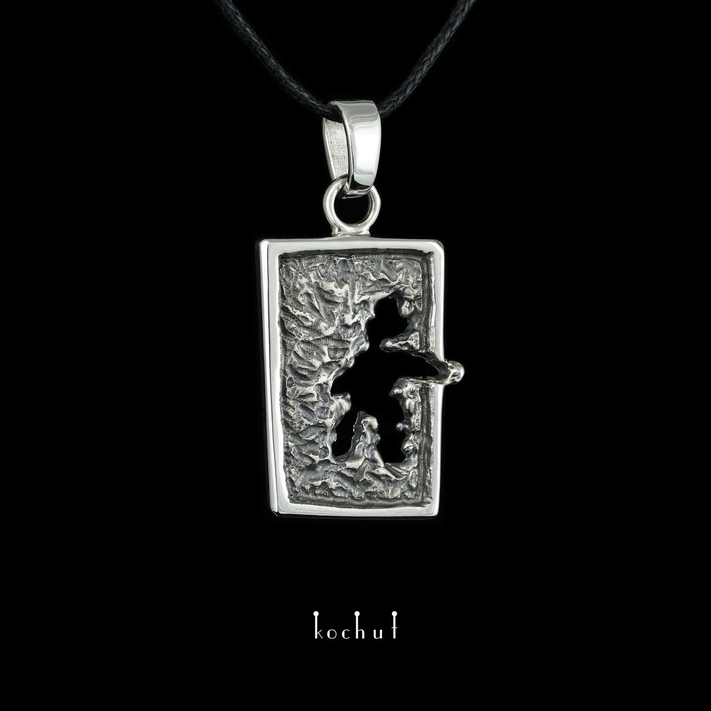 Impulse — Anhänger aus oxidiertem Silber
