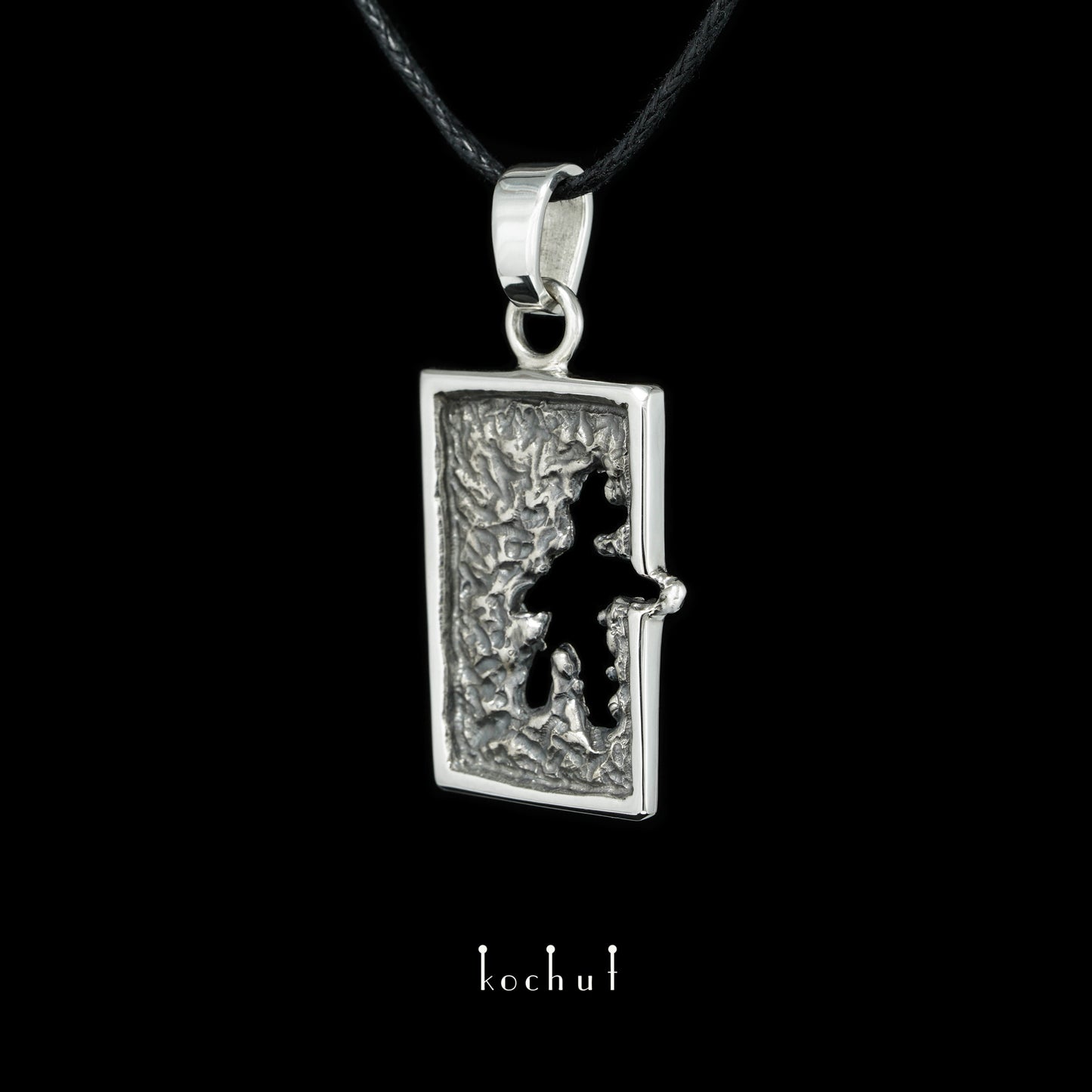 Impulse — Anhänger aus oxidiertem Silber