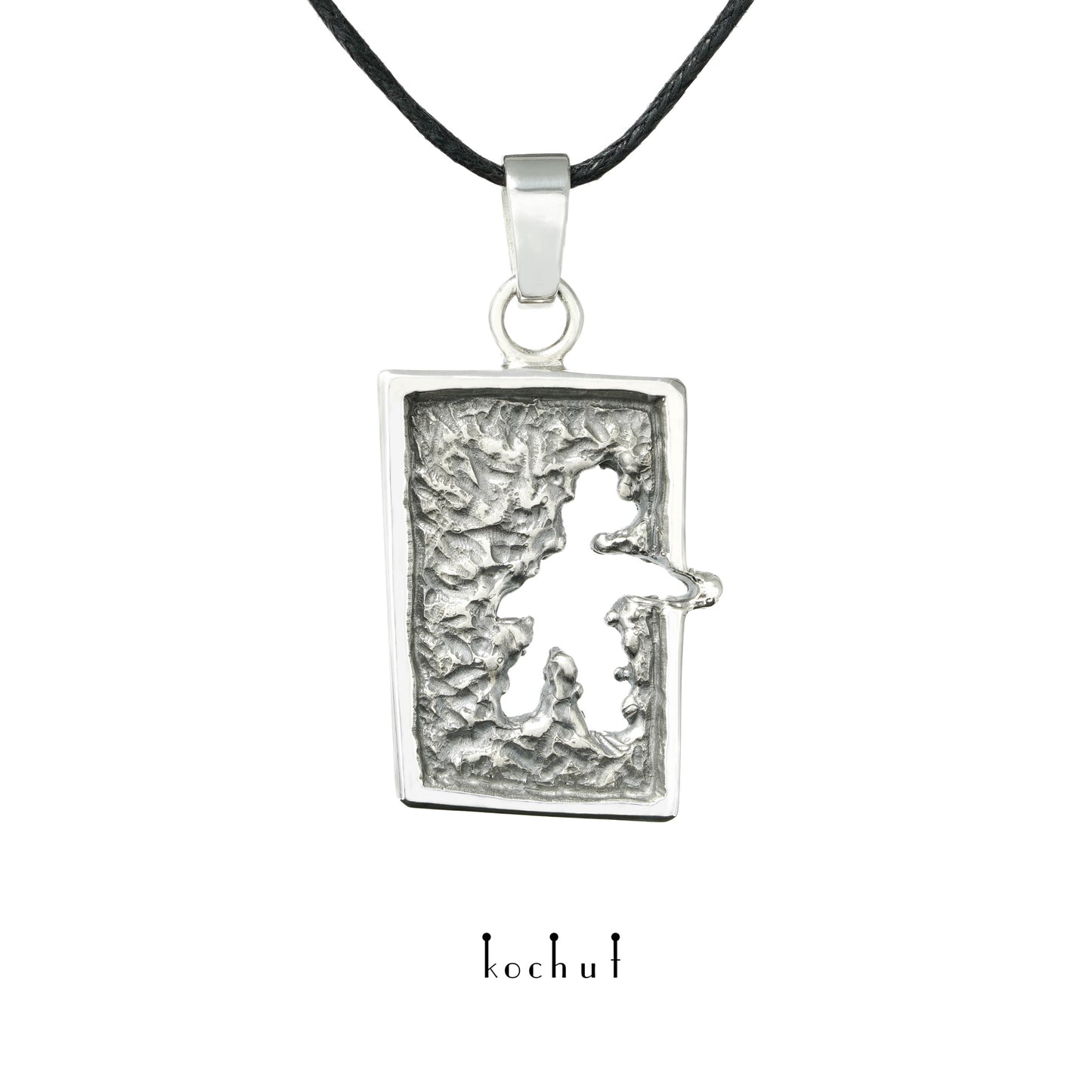 Impulse — Anhänger aus oxidiertem Silber