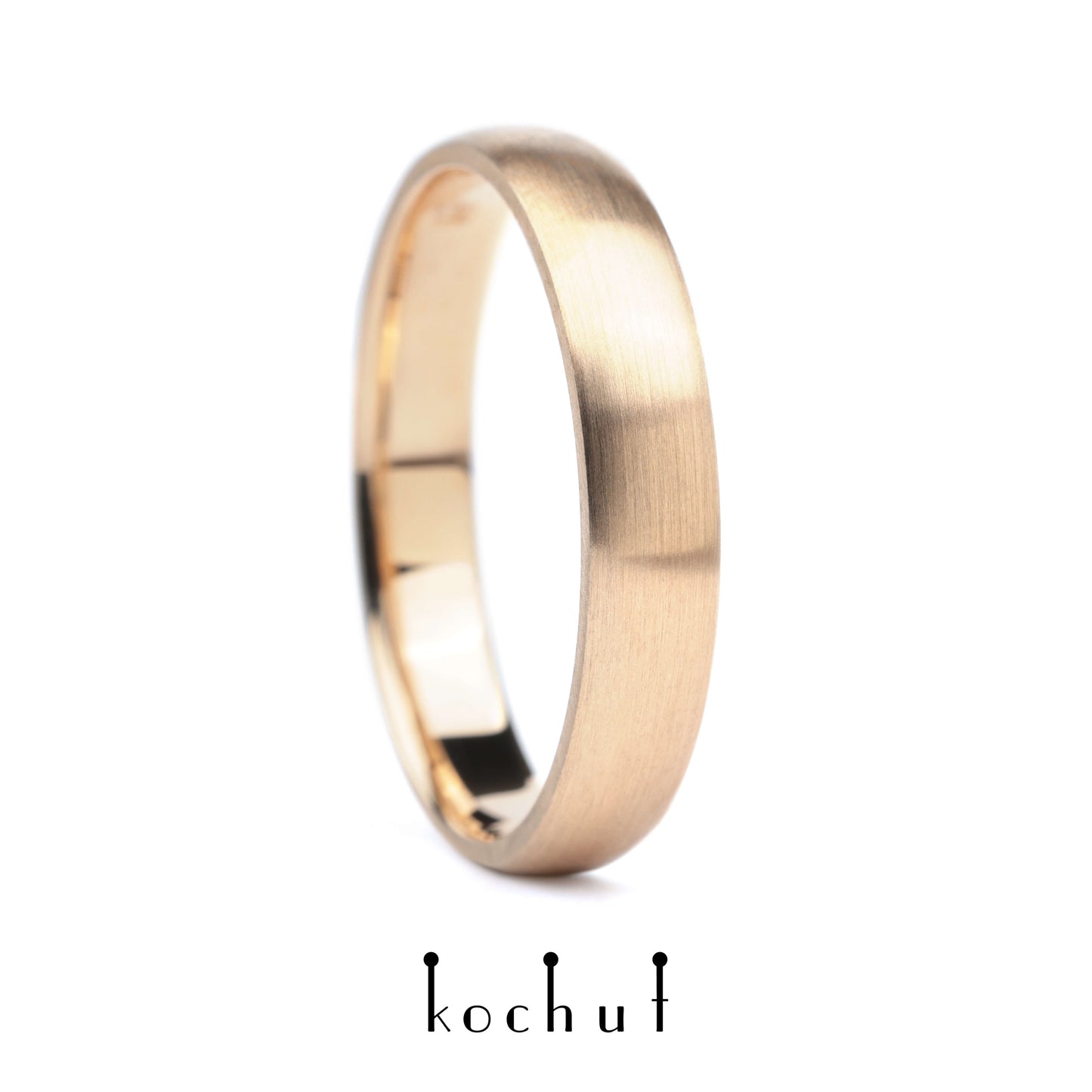 Originals — mattierter Ring aus Rotgold
