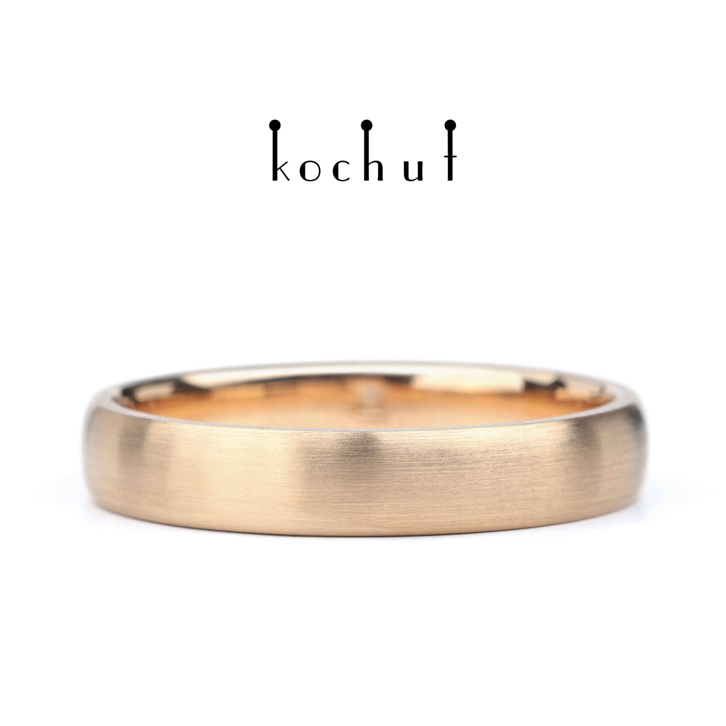 Originals — mattierter Ring aus Rotgold