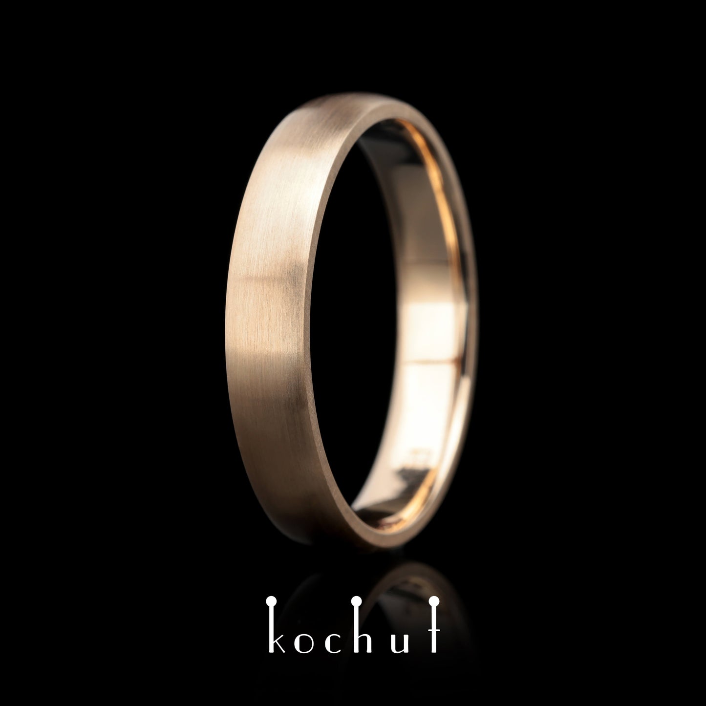 Originals — mattierter Ring aus Rotgold