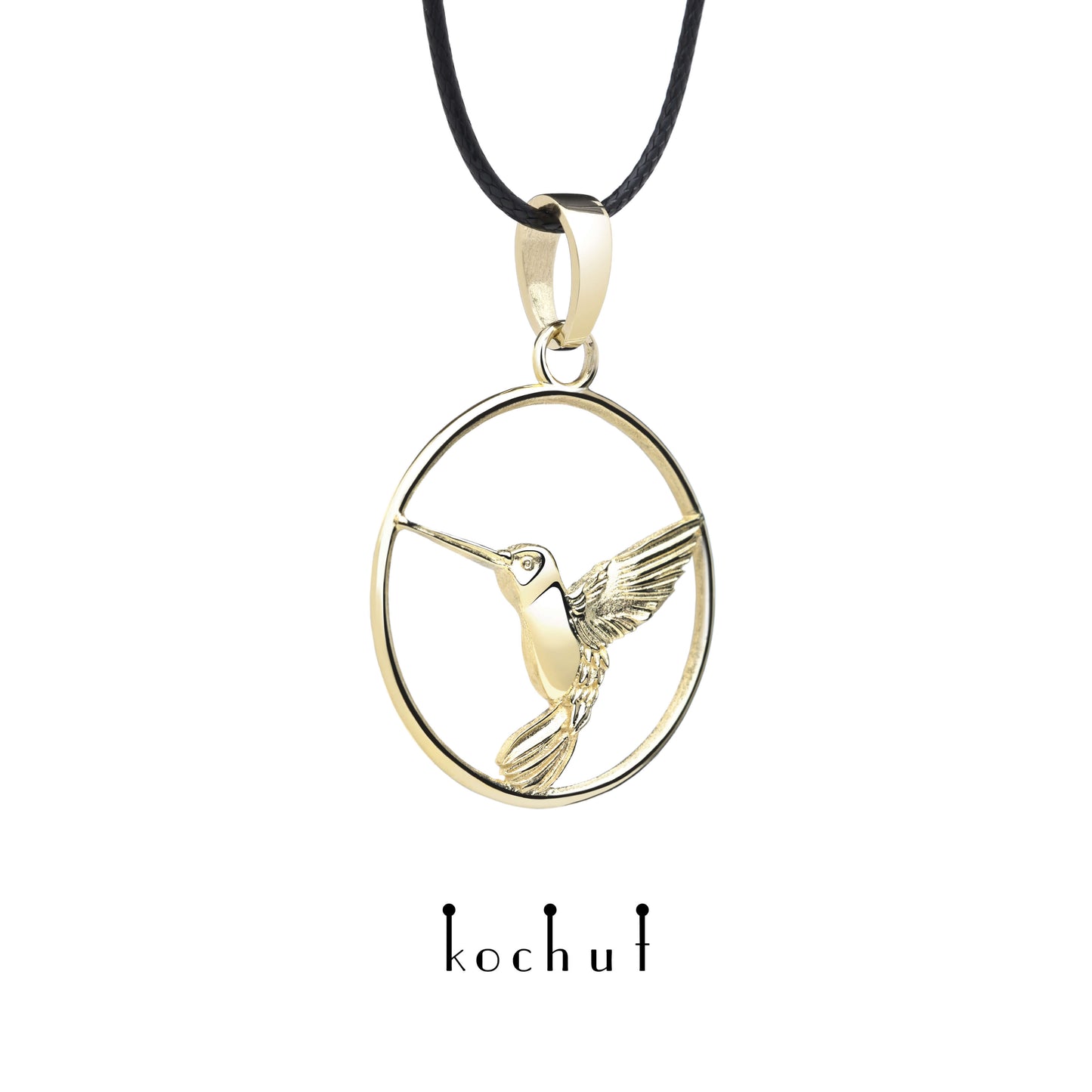 Hummingbird — Anhänger aus Gelbgold