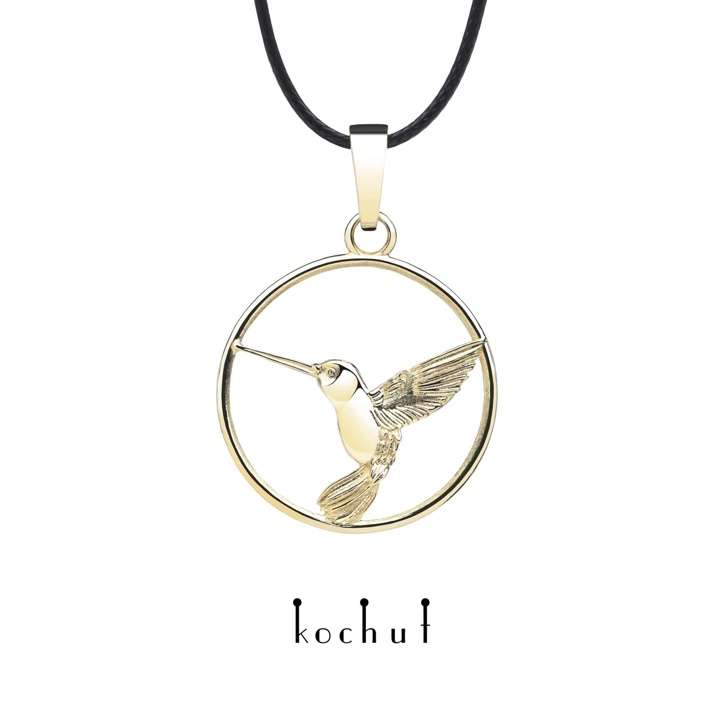 Hummingbird — Anhänger aus Gelbgold