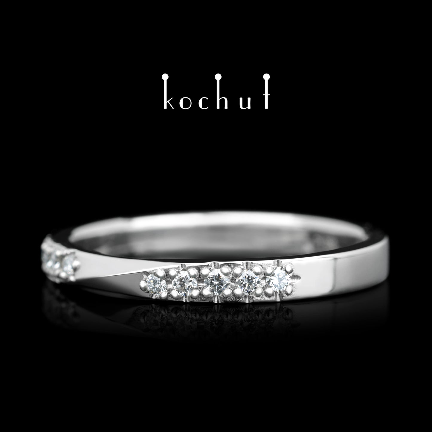 Meine Inspiration — Platinring mit Diamanten
