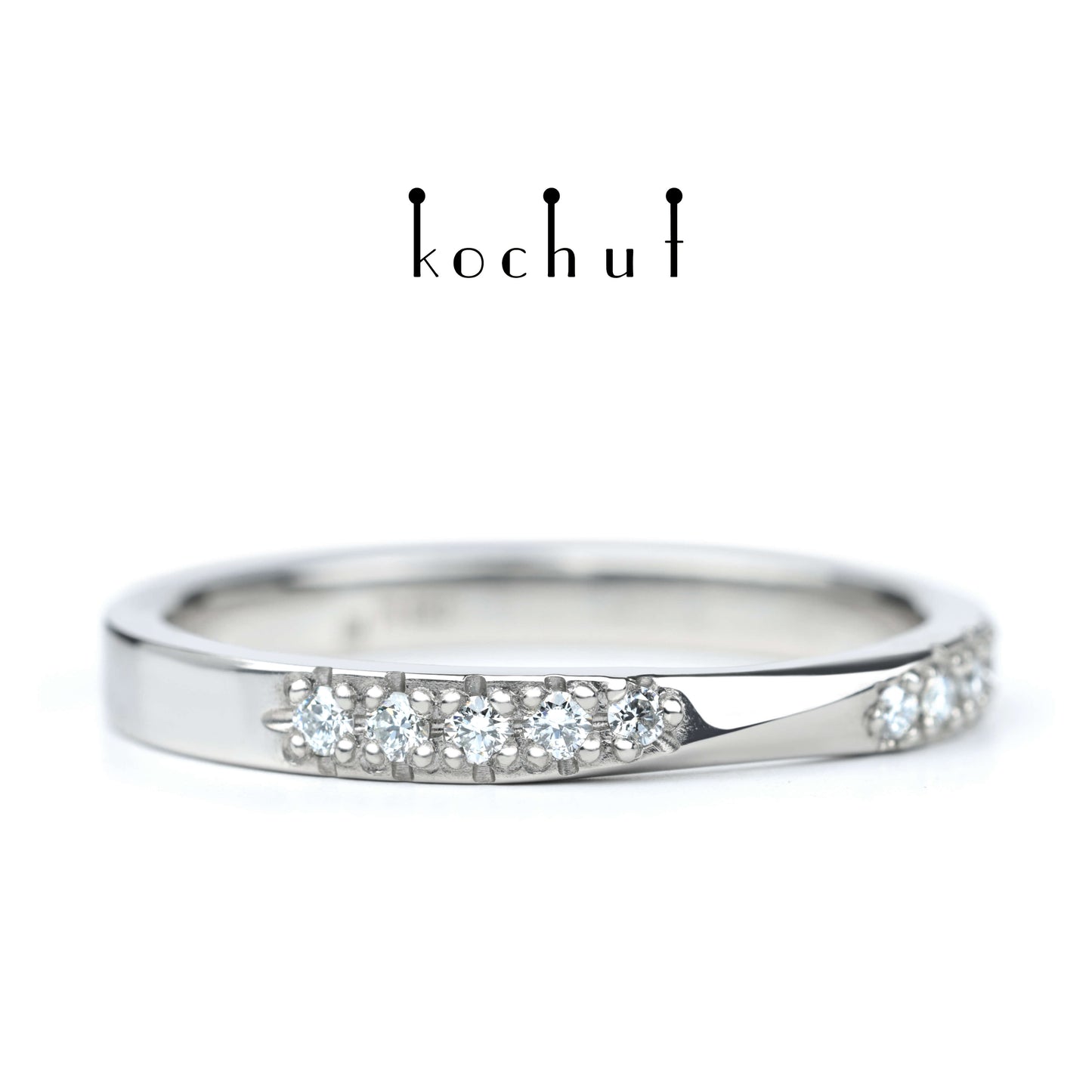 Meine Inspiration — Platinring mit Diamanten