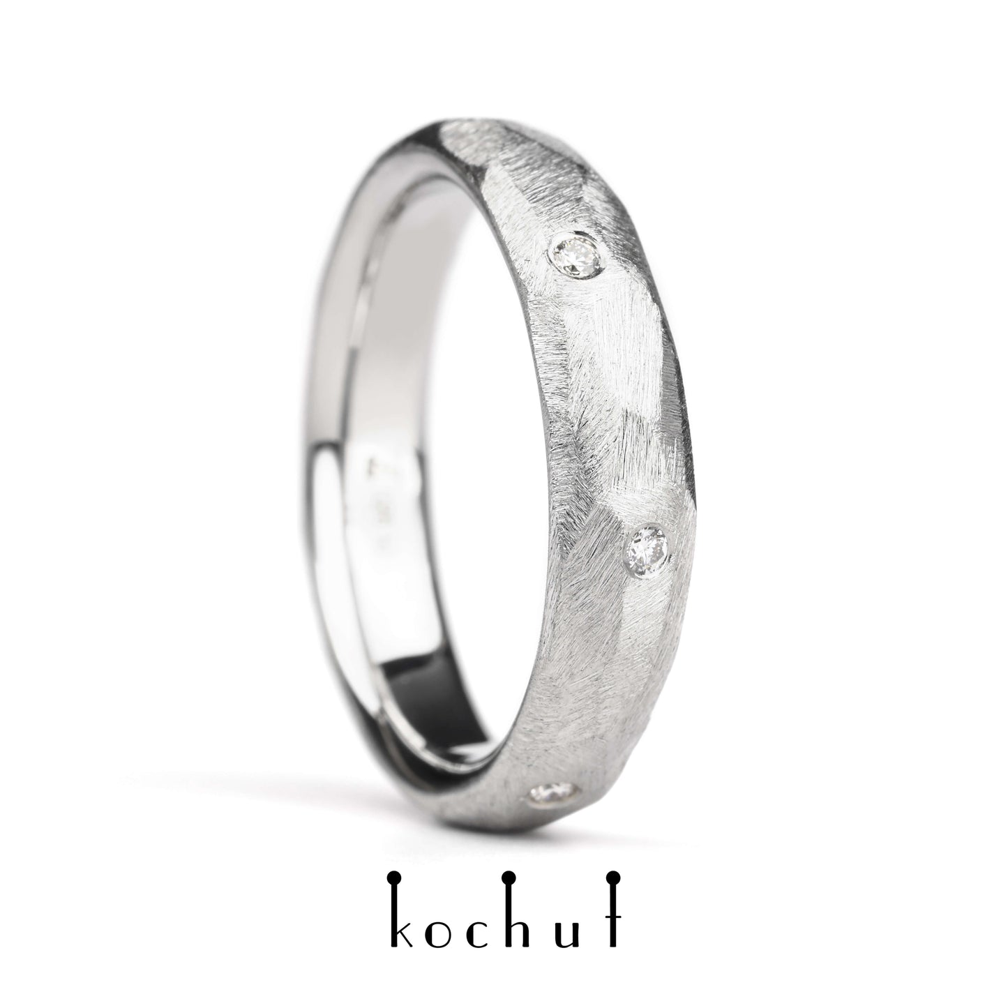 Absolute — Platin-Ehering mit Diamanten