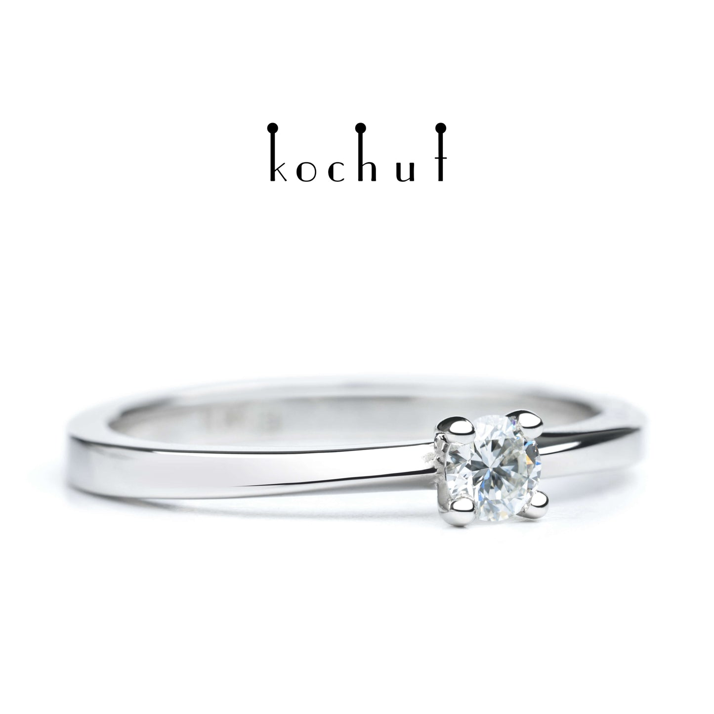 Meine Inspiration — Platinring mit Diamant