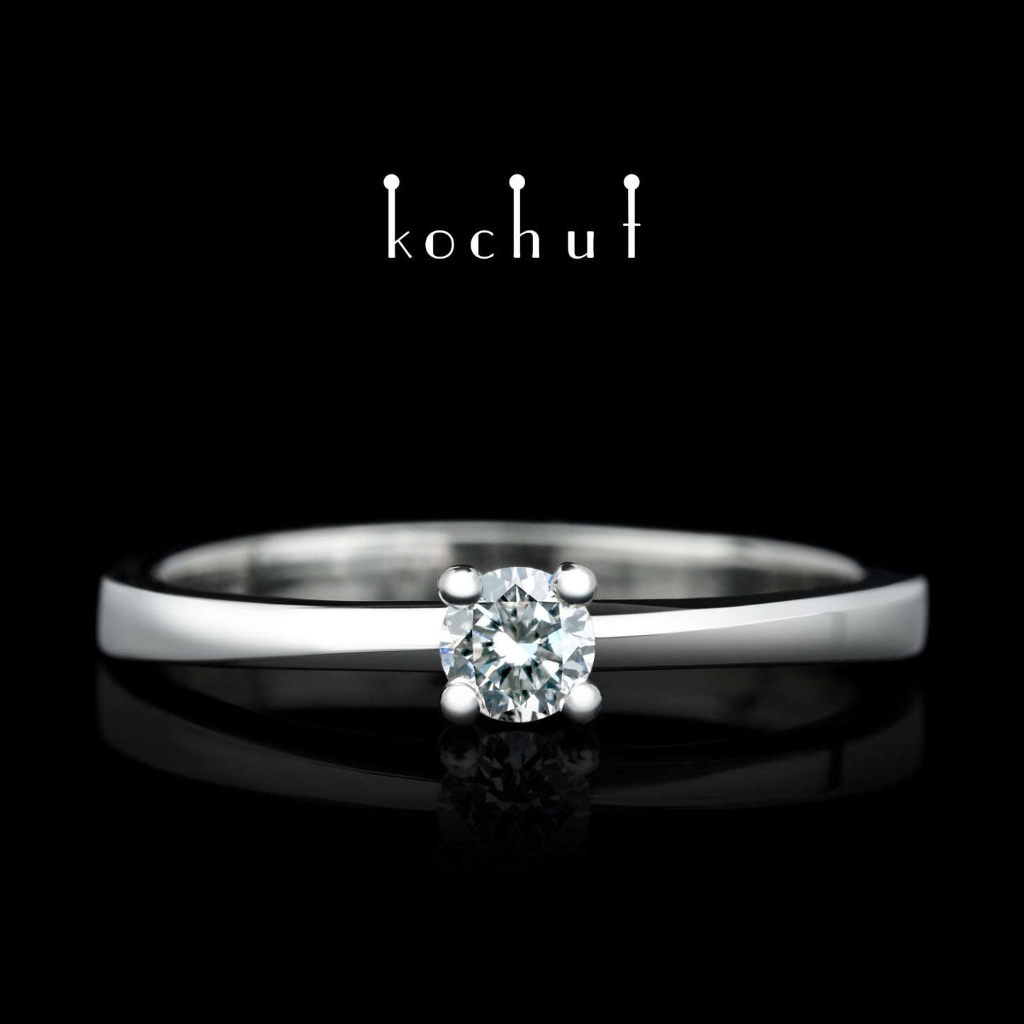 Meine Inspiration — Platinring mit Diamant